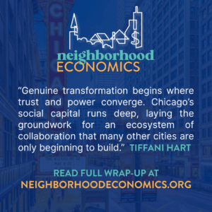 Quote image about transformation springing from the convergence of trust and power.