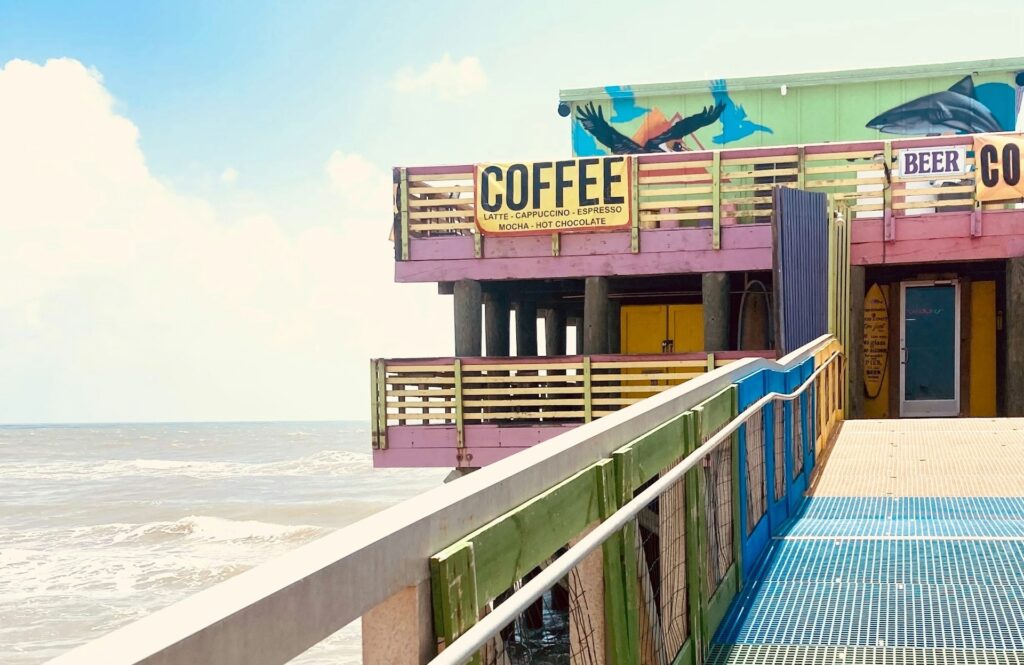 Beachside coffee spot