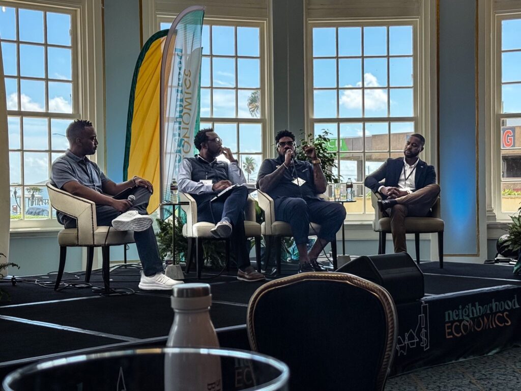 Panel on supporting young entrepreneurs at Neighborhood Economics Galveston