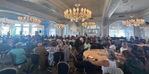 A full ballroom at Neighborhood Economics conference
